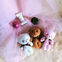 ราคา พร้อมส่ง ตุ๊กตา ตุ๊กตาหมี teddy ตุ๊กตาหมีตัวเล็ก ขนาด12cm. พวงกุญแจ พวงกุญแจตุ๊กตาหมี (15151328352)