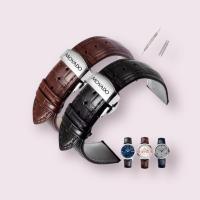 ราคา [GIVE TOVIT] Movado สายนาฬิกาหนังวัวพร้อมหัวเข็มขัดป้องกันพับได้ทุกขนาดสําหรับผู้ชายและผู้หญิง (40168545864)