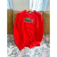 ราคา คอกลม LACOSTE โลโก้ใหญ่ สีแดง (28264393583)