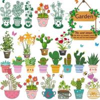 ราคา หน้าต่างติดด้วยตนเอง Pastoral สดห้องนอน ins กระถางตกแต่งประตูกระจกหอพักรูปลอกผนังดอกไม้หม้อสติ๊กเกอร์ติดผนัง KGT3 (43624813135)