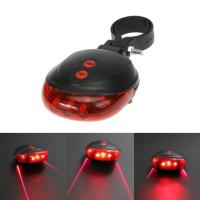 ราคา ไฟท้ายจักรยานเลเซอร์รูปไข่ 5 LED สายความปลอดภัยไฟท้ายจักรยาน (27515267012)