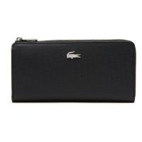 ราคา Lacoste กระเป๋าสตางค์แบบยาว สีดำ ( Authentic % ) ช้อปไทย กริบ ! ♥️ (23852792948)