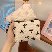 ราคา กระเป๋าแต่งหน้าผ้าฝ้าย วันเนยู,กระเป๋าเครื่องสําอางเดินทางโบว์ใหญ่ความจุขนาดใหญ่,กระเป๋าแต่งหน้าผ้าลายดอกไม้เล็กๆสดสําหรับผู้หญิง (56805164831)