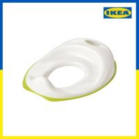 ราคา [ อีเกียแท้ ] ฝารองนั่งชักโครก, ขาว/เขียว TOSSIG ทอสสิก (25646173860)