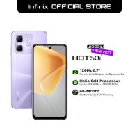 ราคา Infinix HOT 50i 256+4GB (เพิ่มแรมสูงสุด 8GB) 120Hz หน้าจอใหญ่ 6.7" Punch-Hole พร้อมแถบไดนามิก I ชิปเซ็ต Helio G8 COD (29518955423)