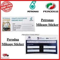 ราคา Petronas & Perodua Windsreel Mileage Sticker สําหรับน้ํามันเครื่อง Auto Transmission Fluids Service ( 1 ชิ้นเท่านั้น RM0.99 ) Honda (53854889463)