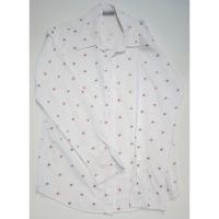 ราคา เสื้อเชิ้ตแขนยาว สีขาว ลายนกกระเรียน *NOT USED* (1444749320)