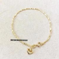 ราคา โปรไฟลุก สร้อยข้อมือหัวใจ ทอง9kแท้ (1354286356)