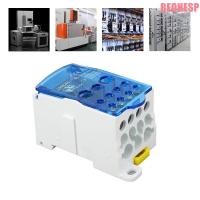 ราคา BEOEHESP Terminal Block Junction Box, สีฟ้า 690V Power Distribution Box, Universal 250A Din Rail Distribution Box ใช้อุตสาหกรรม (52204208867)