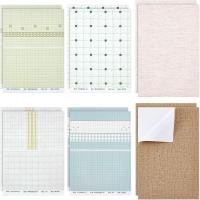 ราคา AHANDMAKER 12 ชิ้น 6 รูปแบบกระดาษสติ๊กเกอร์ติดผนังติดด้วยตนเองกระเบื้องปูพื้น,ที่มีสีสัน 1:12 Scale Minihouse กระเบื้องปูพื้นวอลล์เปเปอร์ตกแต่งสําหรับรุ่นตกแต่งอาคาร 8.27x 11 (46804400450)