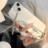 ราคา สายคล้องโทรศัพท์มือถือ สายคล้องโทรศัพท์มือถือมุก ข้อมือสั้น จี้ห้อยโทรศัพท์มือถือที่สวยงาม สำหรับผู้หญิง (28093237417)