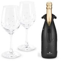 ราคา Swarovski ชุดแก้วไวน์ กระเป๋าขวดไวน์ ประดับคริสตัล Swarovski ลูกค้าระดับ 50ล้าน GSB Infinite Banking ธ. ออมสิน (5580066134)