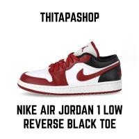 ราคา NIKE AIR JORDAN 1 LOW REVERSE BLACK TOE (19449572068)