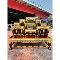 ราคา [ส่งฟรี] โต๊ะหมู่บูชา หมู่ 9หน้า10 ไม้เบญจพรรรเนื้อแข็ง (23160928939)