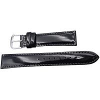 ราคา SEIKO Watch Band Belt 18mm R0231AL Cowhide Glass Finish Black Stitch Gray Men s (43367077747)