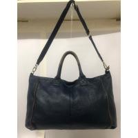 ราคา กระเป๋ามือสอง RABEANCO (ราเบียนโค้) เครื่องหนังคุณภาพฮ่องกง สีน้ำเงิน หนังแท้ อะไหล่เงิน ขนาด 15 นิ้ว พร้อมส่ง (22082356601)