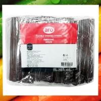 ราคา หลอดดูดน้ำ ร้านกาแฟ หลอดงอสีน้ำตาล ขนาด 5 มม. ยาว 21 ซม. แพ็ค 250 หลอด x 5 ห่อ (7677567730)