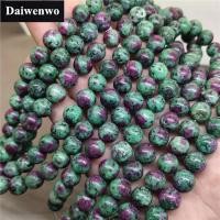 ราคา Ruby Zoisite Beads ทับทิม Zoisite ลูกปัด 4-12 มิลลิเมตรรอบธรรมชาติหลวมหินลูกปัด Diy สร้อยข้อมือเครื่องประดับ (1678785775)