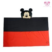 ราคา Disney ผ้าห่มคลุมไหล่มีฮู้ดมิกกี้เม้าส์ Mickey Mouse ผืนใหญ่ ผ้าคลุมไหล่มีหมวก พับเก็บได้ (สินค้าลิขสิทธิ์แท้ จากโรงงาน) (13767272754)