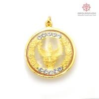 ราคา OJ GOLD จี้ครุฑ กลม ทองแท้ 90% มีใบรับประกัน จี้พระทองแท้ จี้พระทอง จี้พระ จี้พญาครุฑ (6343769112)