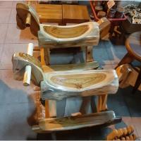 ราคา เก้าอี้ม้าโยกไม้สักแท้ (24559108449)