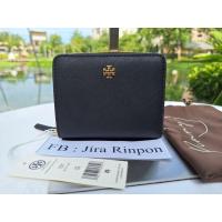 ราคา Tory Burch กระเป๋าสตางค์ใบสั้นสีดำ (42411826286)