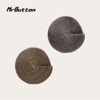 ราคา MR ปุ่ม Retro โลหะ Baumkuchen เกลียวแหวน Coat Windbreaker ปุ่มปุ่มสูงฟุตแบน Bronze เงินโบราณ (42677123469)