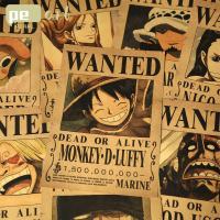 ราคา PEARLTH 29 ชิ้น/เซ็ต One Piece โปสเตอร์สไตล์วินเทจหมวกฟาง Series เด็กของขวัญ Luffy Zoro รูปแบบ (45155112286)