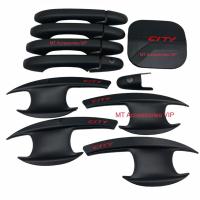 ราคา CITY ซิตี้ ปี2008-2012 เบ้ากันรอย ครอบมือจับ ครอบฝาถัง สีดำโลโก้แดง (42108056746)