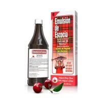 ราคา น้ำมันตับปลารสเชอรี่ Cod Liver Oil Liquid, Cherry, Fish Oil Liquid with Vitamins A, D, E & B1 for Kids (26969813747)