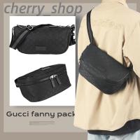 ราคา กุชชี่ Gucci Men's Waist Bag กระเป๋าผู้ชาย สีดำ กระเป๋าคาดหน้าอก คาดเอว (24037653284)