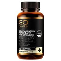 ราคา GO Healthy Astaxanthin Antioxidant High Strength 90 Capsules – แอสตาแซนธินเข้มข้น ขนาด 90 แคปซูล (48004441911)