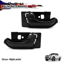 ราคา ชุดมือเปิดในประตู หน้า/หลัง ข้าง ขวา+ซ้าย สีดำ 2ชิ้น Isuzu D-Max Spark Cab Open Cab Hi-Lander 2WD 4WD ปี2012 - 2019 (9423282455)