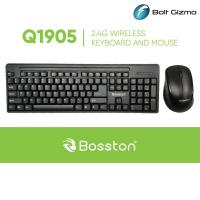 ราคา ชุดคีย์บอร์ดและเมาส์ไร้สาย Bosston Q1905 (17694767023)