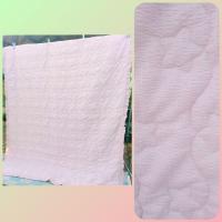 ราคา ผ้าปูรองนอน ผ้าห่ม ผ้าคลุมเตียง 6ฟุต มือสอง(ทำคงามสะอาดแล้วค่ะ) (3057689442)