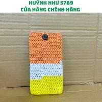 ราคา [GENUINE]กระเป๋าโทรศัพท์ไหมพรมยืดหยุ่น ขนาด 9x16.5cm ใส่ iPhone 13prm.).. (53703848556)