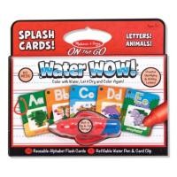 ราคา Melissa and Doug Splash Card Water Wow Reusable - ตัวอักษร A-Z (974703756)