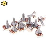 ราคา [DB] A500K B500K A250K B250K A50K B50K A25K B25K Potentiometer Splined หม้อขนาดเล็กกีตาร์ไฟฟ้าเบสผล Amp Tone Volume18mm อะไหล่เพลา TH (52154612131)