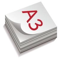 ราคา A3 กระดาษทำปกสีขาว ผิวมัน ขนาด ความหนา 300 แกรม/ 230 แกรม/ 190 แกรม/ 160 แกรม/ 130 แกรม ขนาด 29.7 ซม.x 42 ซม.( 33 แผ่น ) (3333458522)