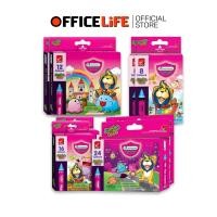 ราคา MASTER ART (มาสเตอร์อาร์ต) สีเทียน ขนาดจัมโบ้ แบบ 8 / 12 / 16 / 24 สี ( 12 กล่อง ) (57653243932)