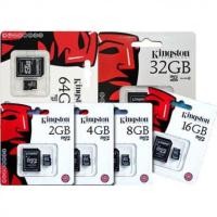 ราคา SD Card Micro SDHC 4/8/16/32/64/128/256GB Class 10 Kingston (2790752749)