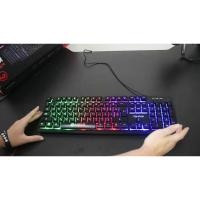 ราคา arvo Marvo K616 Scorpion Keyboard Gaming Rainbow Blacklight (1297893582)