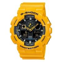 ราคา Casio G-Shock นาฬิกาข้อมือผู้ชาย สายเรซิน รุ่น GA-100A-9A (สีเหลือง) (63178142)