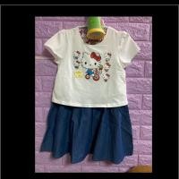 ราคา ชุดเดรส Hello kitty รุ่น 45 Anniversary แบรนด์ sanrio ของแท้ มือ 1 ป้ายห้อย ไซร์ 105 ซื้อเซ็นทรัลราคาเต็ม 1090- (5736986652)