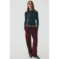 ราคา H&M(เอชแอนด์เอ็ม) กางเกงทรง Drawstring Women Drawstring trousers 1295979_1 (44417032406)