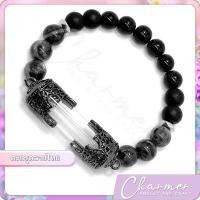 ราคา สร้อยข้อมือ กำไลหินมงคล หินนำโชค หินมงคล ตะกรุดเปล่า กรอบตะกรุด ปลอกตะกรุด ตะกรุด ลายไทย ฝาตะกรุด [ฟรีคาถา+ชุดร้อยหิน] (12035156743)