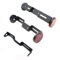 ราคา Round Reflectors Tail Side Reflector License Plate Metal Holder Bracket For Suzuki Model Motorcycle (54954129225)