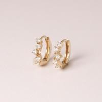 ราคา Grace Fine Jewelry ต่างหูห่วงทองแท้ 9K รุ่น Starlight (24509172351)