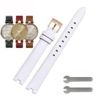 ราคา สายนาฬิกาข้อมือหนังแท้ 14 มม. สําหรับ การ์มิน ลิลลี่ สมาร์ทนาฬิกาสายคล้องคอซิลิโคนและสแตนเลสเข็มขัดสร้อยข้อมือกีฬาสีแดงสีขาว (42858290965)