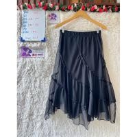 ราคา กระโปรงสีดำ fairy y2k แต่งผ้ามุ้งป้ายญี่ปุ่น (27580563285)
